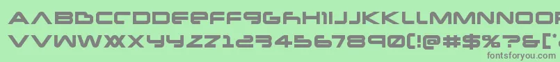 Newmars Font – Gray Fonts on Green Background