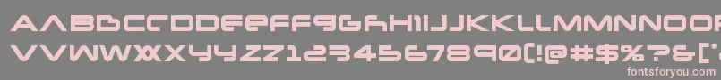 Newmars Font – Pink Fonts on Gray Background