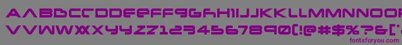 Newmars Font – Purple Fonts on Gray Background