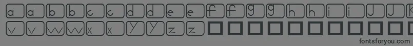 Noir Font – Black Fonts on Gray Background