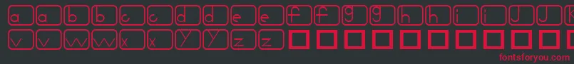 Noir Font – Red Fonts on Black Background