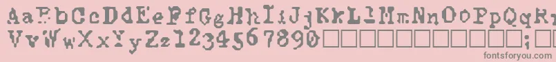 TypewiseAlpha Font – Gray Fonts on Pink Background