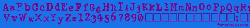 More about TypewiseAlpha Font TypewiseAlpha Font – Purple Fonts on Blue Background