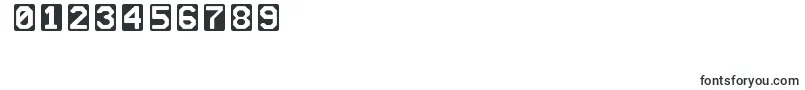 JdScarabeoLight Font – Fonts for Numbers and Digits