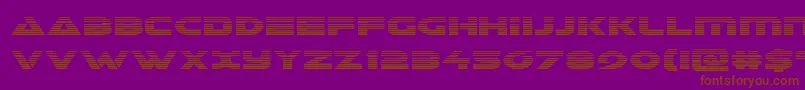 Galantgrad Font – Brown Fonts on Purple Background