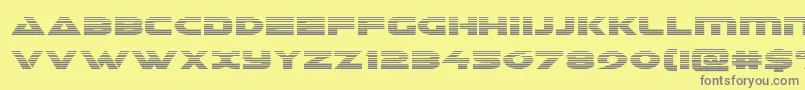 Galantgrad Font – Gray Fonts on Yellow Background