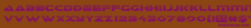 Galantgrad Font – Purple Fonts on Brown Background