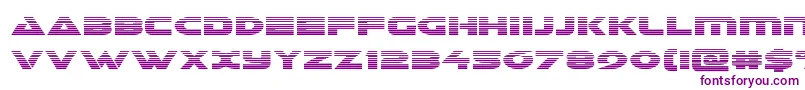 Шрифт Galantgrad – фиолетовые шрифты на белом фоне