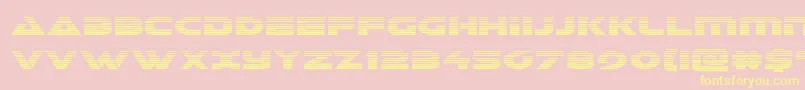 Galantgrad Font – Yellow Fonts on Pink Background