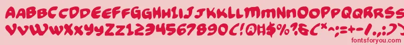 En savoir plus sur la police Funny2 Police Funny2 – polices rouges sur fond rose