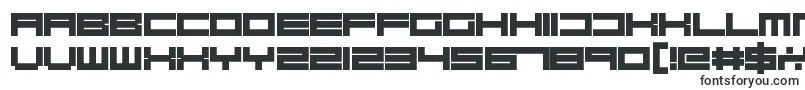 Шрифт RobotBlocks – эродированные шрифты