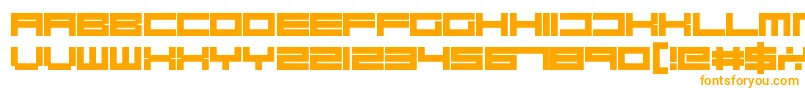 RobotBlocks Font – Orange Fonts