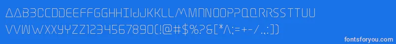 Elitedanger Font – Pink Fonts on Blue Background