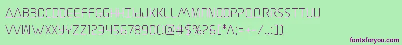 Elitedanger Font – Purple Fonts on Green Background
