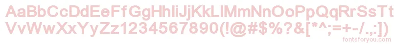 Un866b Font – Pink Fonts on White Background