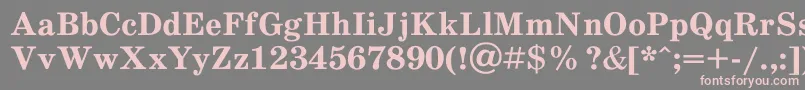 Schoolb1 Font – Pink Fonts on Gray Background