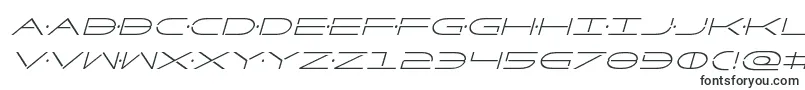 Factorcondital-Schriftart – Vektor-Schriften