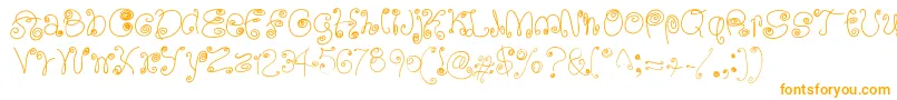 SquigglyLittleWiggly Font – Orange Fonts