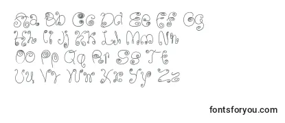 SquigglyLittleWiggly Font