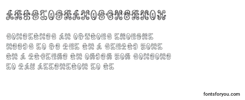 Обзор шрифта AristogramosChernow
