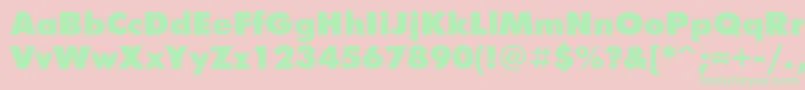 FuturisxgttNormalフォントについての詳細 フォントFuturisxgttNormal – ピンクの背景に緑の文字