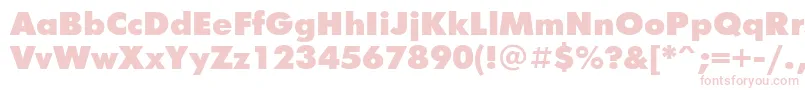 FuturisxgttNormal Font – Pink Fonts on White Background