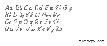 Обзор шрифта ThommyHandwrite