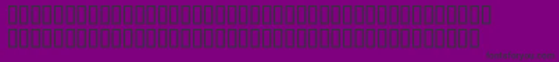 ArrowFonts Font – Black Fonts on Purple Background
