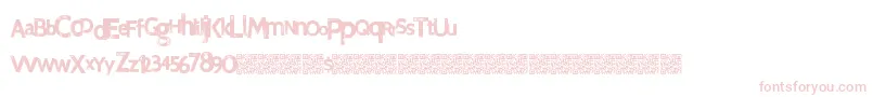 Więcej informacji o czcionce Finalrelief Czcionka Finalrelief – różowe czcionki