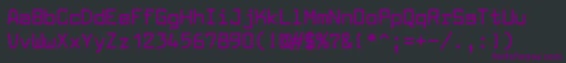 LarabiefontBold Font – Purple Fonts on Black Background