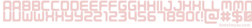 Porque Font – Pink Fonts on White Background