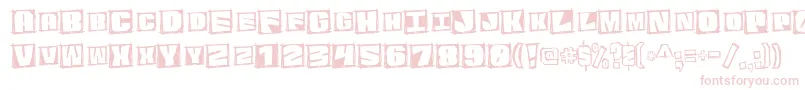 フォントGraphicattitudeMono – ピンクのフォント