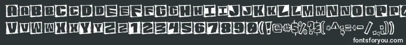 GraphicattitudeMono-Schriftart – Weiße Schriften