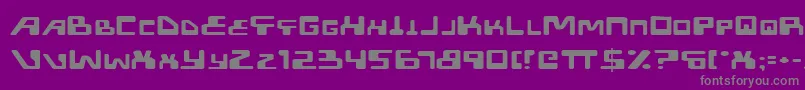 Шрифт XpedExpanded – серые шрифты на фиолетовом фоне