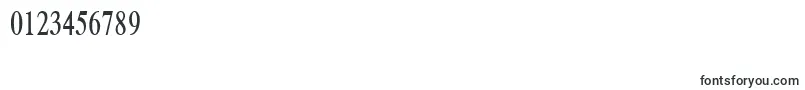 フォントRespectPlain.001.00169nh – 数字と数値のためのフォント