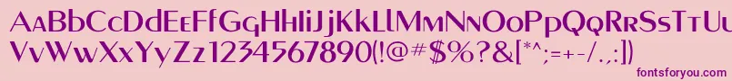 Montereymediumflf Font – Purple Fonts on Pink Background
