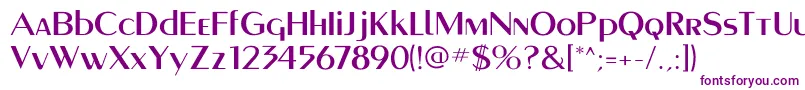 Montereymediumflf Font – Purple Fonts on White Background
