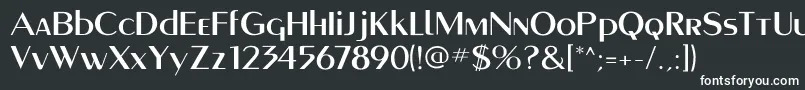 Montereymediumflf Font – White Fonts on Black Background
