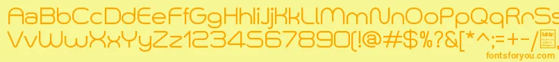 More about SmushDemo Font SmushDemo Font – Orange Fonts on Yellow Background