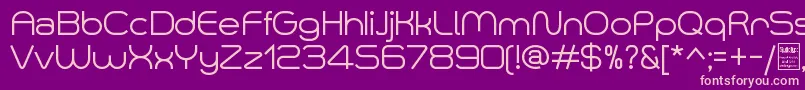 fuente SmushDemo – Fuentes Rosadas Sobre Fondo Morado
