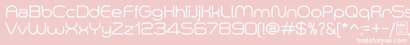 SmushDemo Font – White Fonts on Pink Background