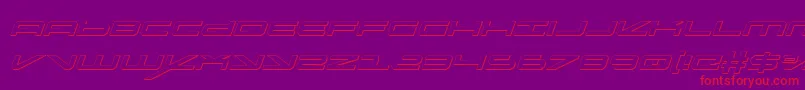 Oramacsi Font – Red Fonts on Purple Background