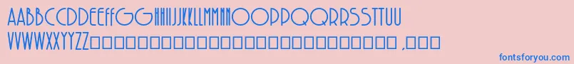 SolarBold Font – Blue Fonts on Pink Background