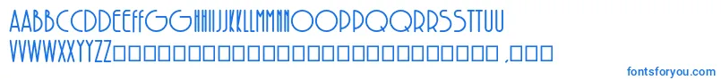 SolarBold Font – Blue Fonts on White Background