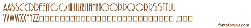 SolarBold Font – Brown Fonts on White Background