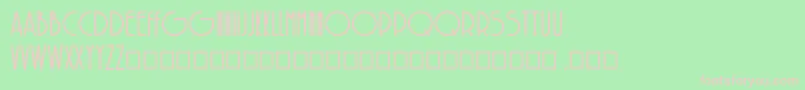 SolarBold Font – Pink Fonts on Green Background