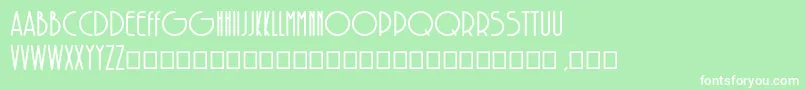 SolarBold Font – White Fonts on Green Background