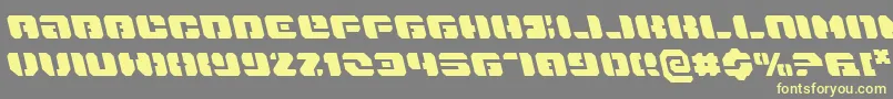 Danstargatel Font – Yellow Fonts on Gray Background