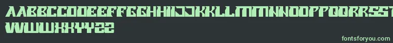 RollerBlade Font – Green Fonts on Black Background