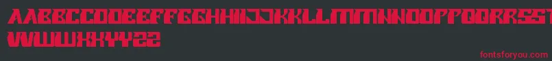 RollerBlade Font – Red Fonts on Black Background